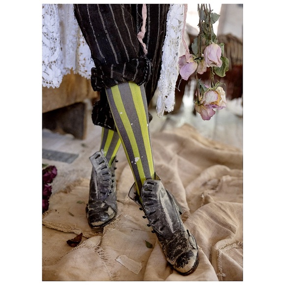 Magnolia Pearl Accessories - Magnolia Pearl Art Class OTK Socks 165 Wicked NWT